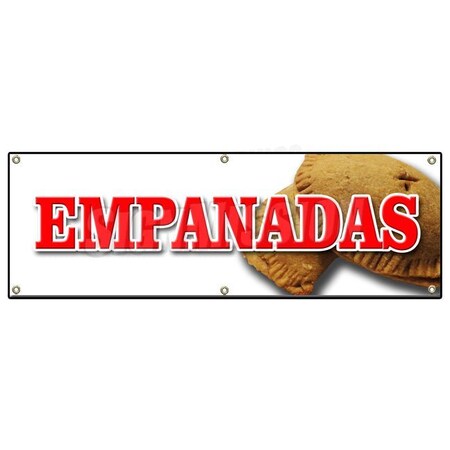 Signmission EMPANADAS BANNER SIGN latin restaurant food meat chicken hot pocket B-72 Empanadas